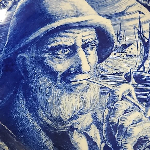 Delfts Boch Freres La Louviere plates - Picture 9 of 10